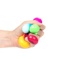 Fun Mini Knijpballen Stickeezz in Koker, 5st.><noscript><img width=