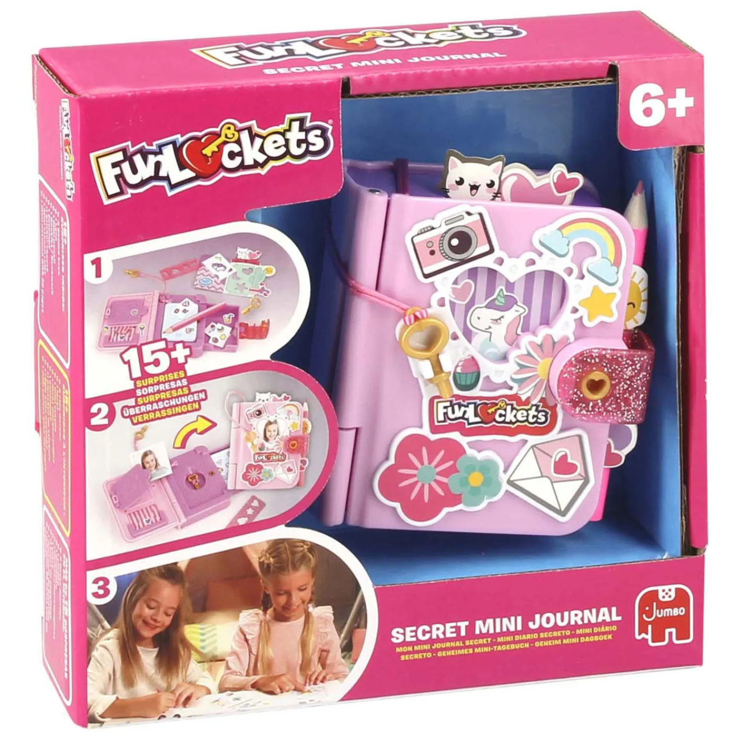 Jumbo FunLockets Geheim Minidagboek Hot