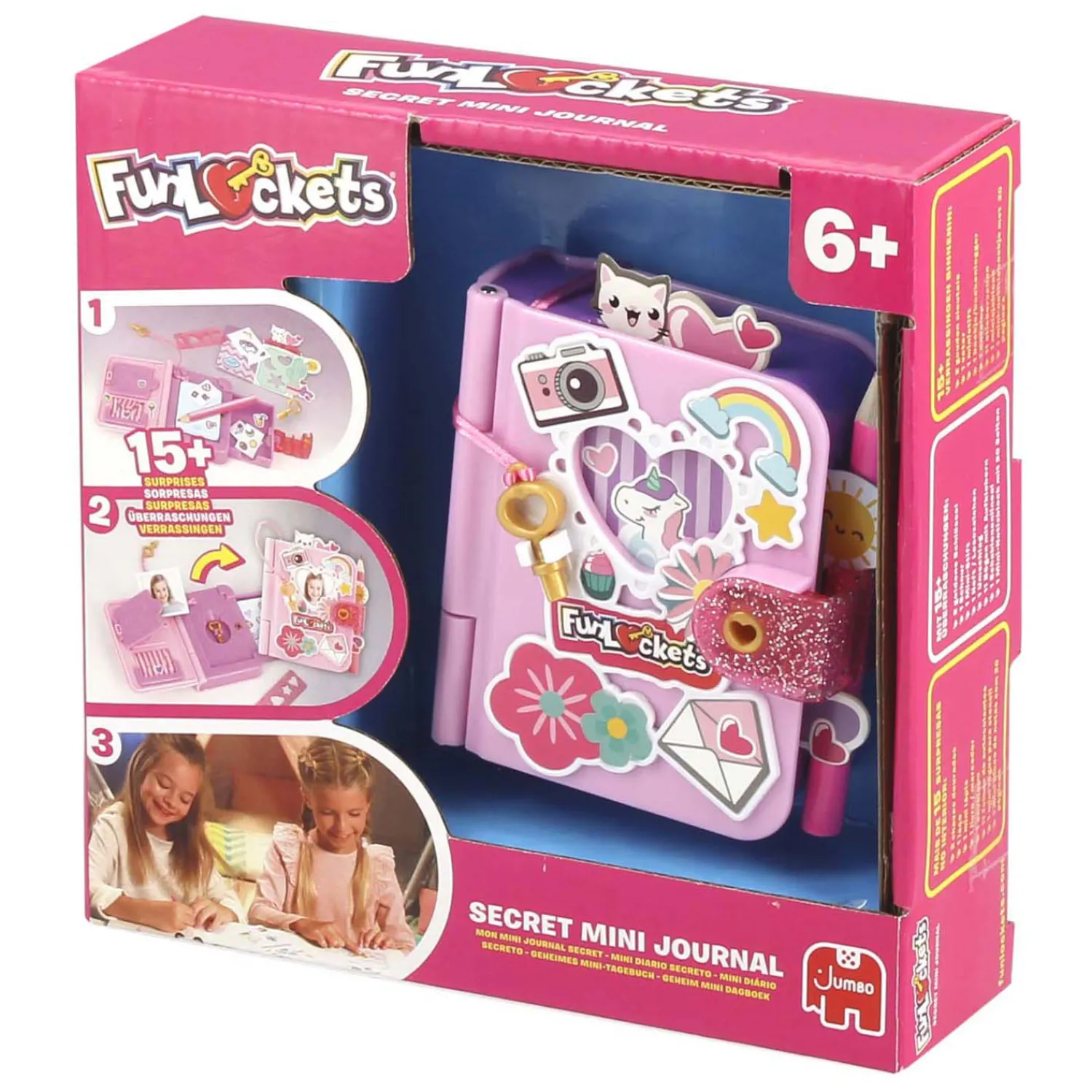 Jumbo FunLockets Geheim Minidagboek Hot