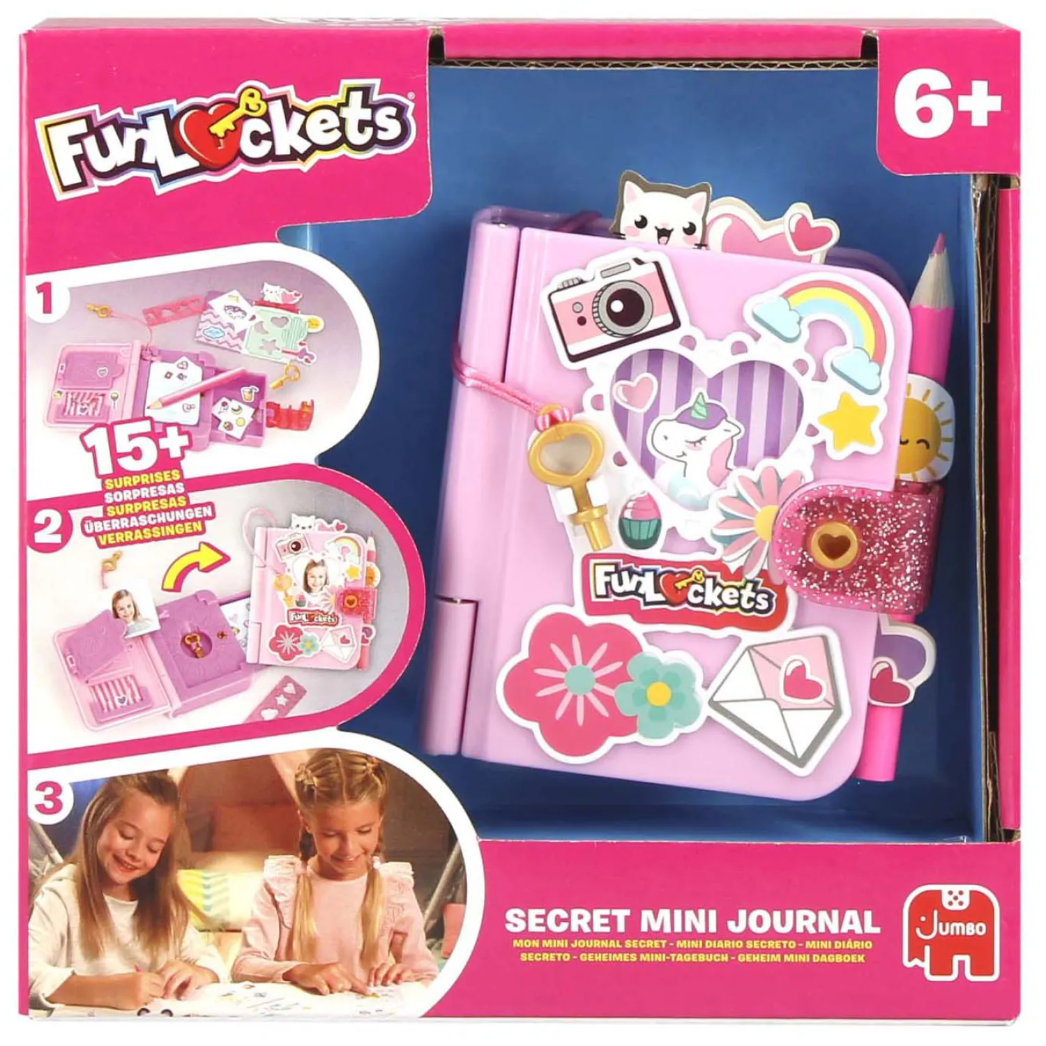 Jumbo FunLockets Geheim Minidagboek Hot