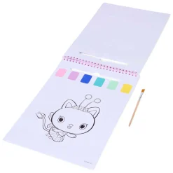 Canenco Gabby's Dollhouse Water Verfset Boek - incl Kwast New