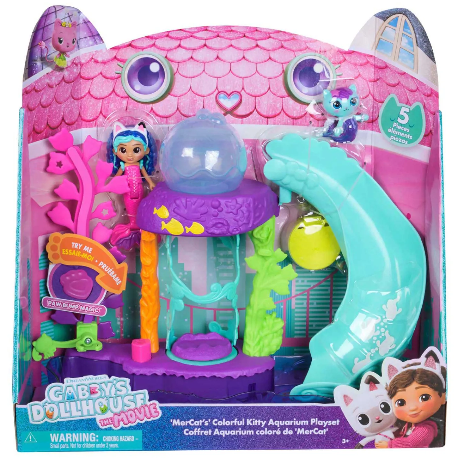 Gabby's Poppenhuis - Meerminkat Aquarium Speelset-Spin Master New