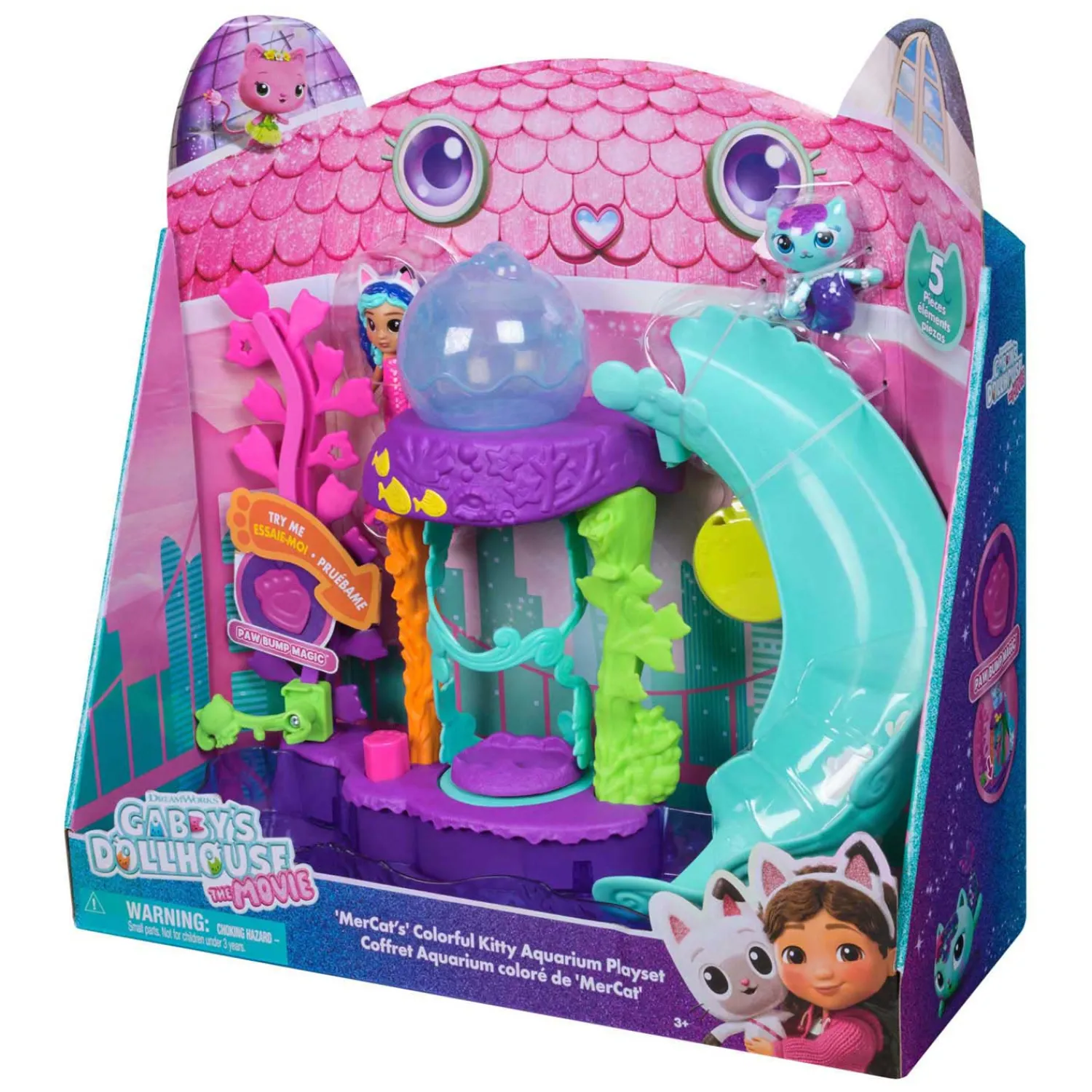 Gabby's Poppenhuis - Meerminkat Aquarium Speelset-Spin Master New