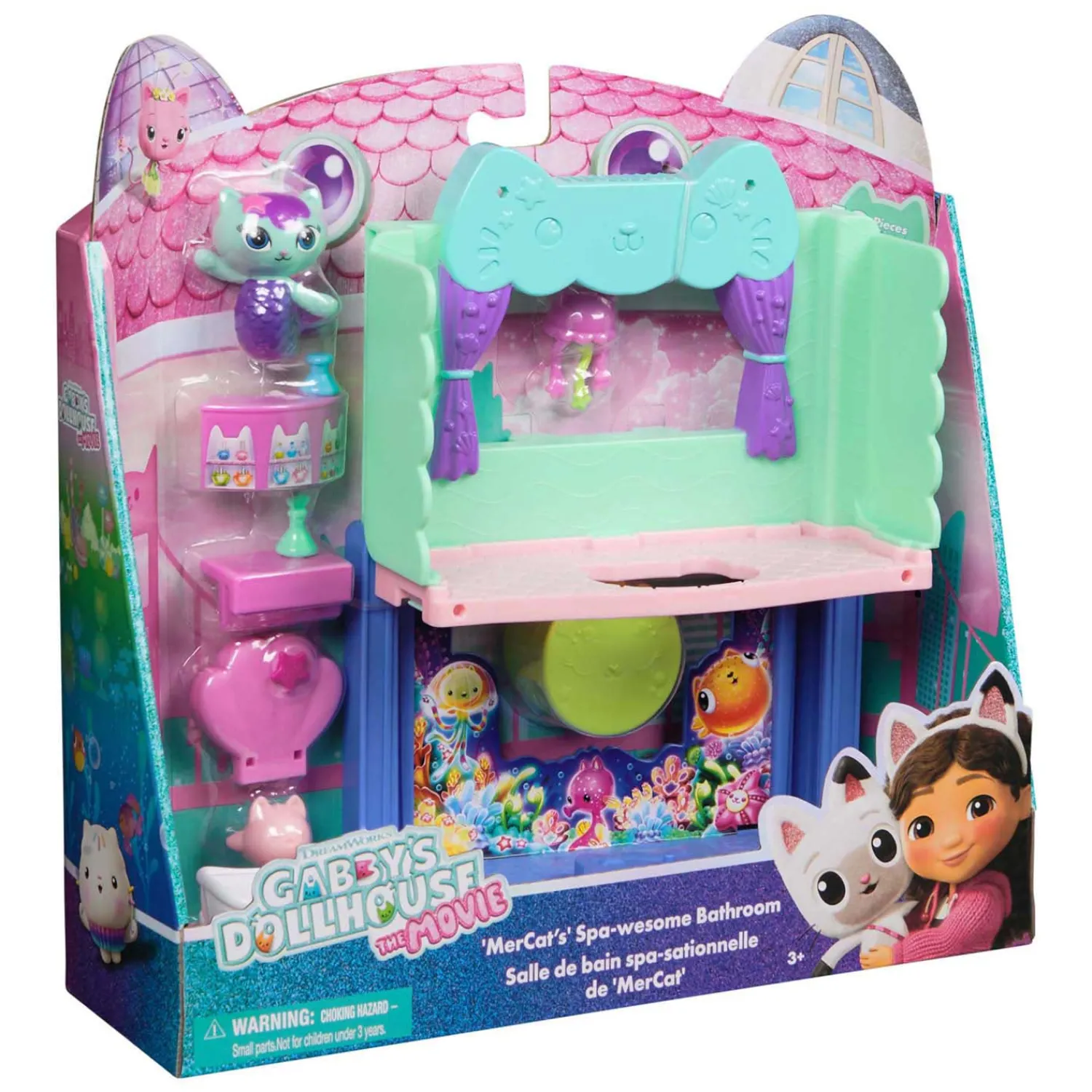 Gabby's Poppenhuis - Meerminkats Badkamer>Spin Master