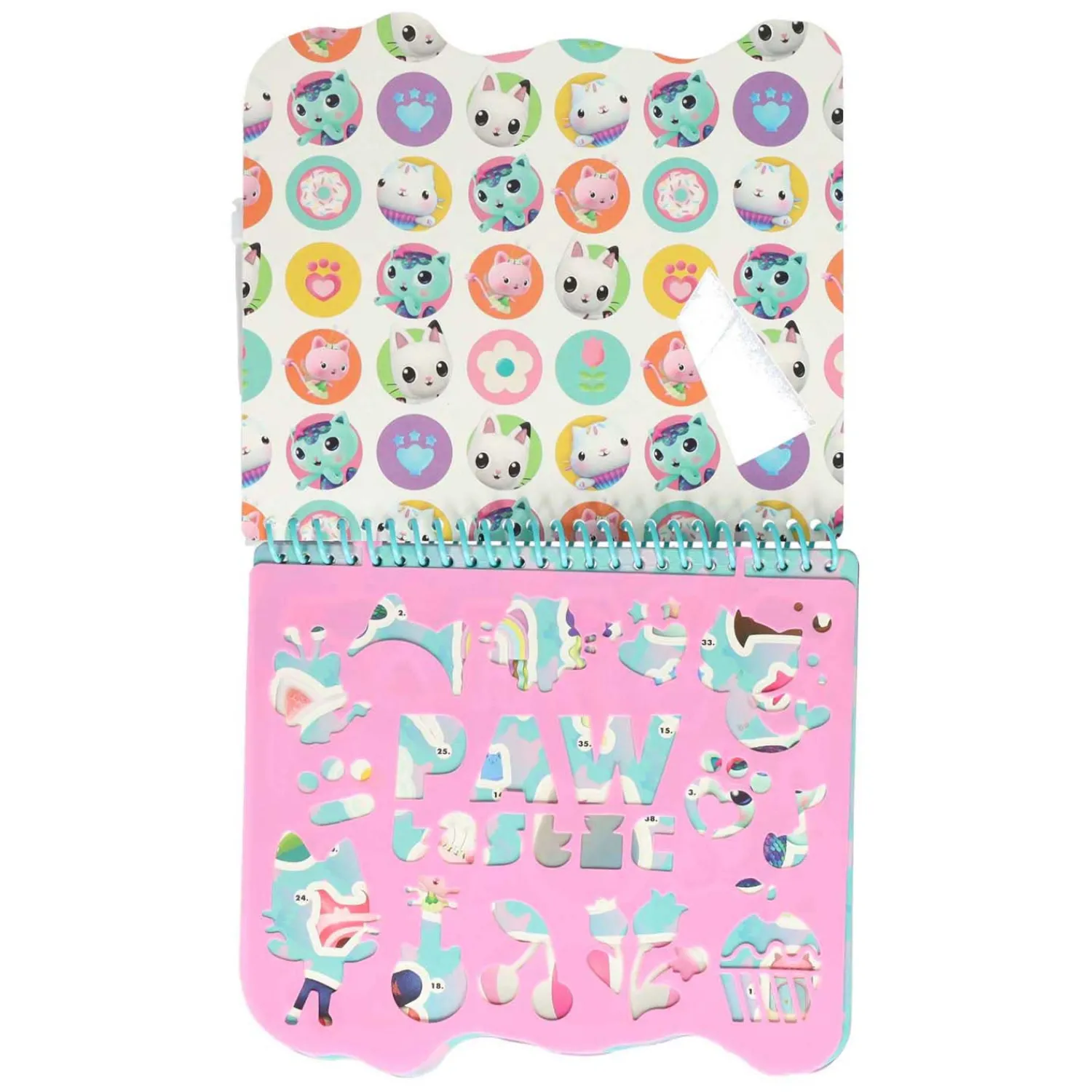 Gabby's Poppenhuis Kleurblok met Stiften en Sjablonen Outlet