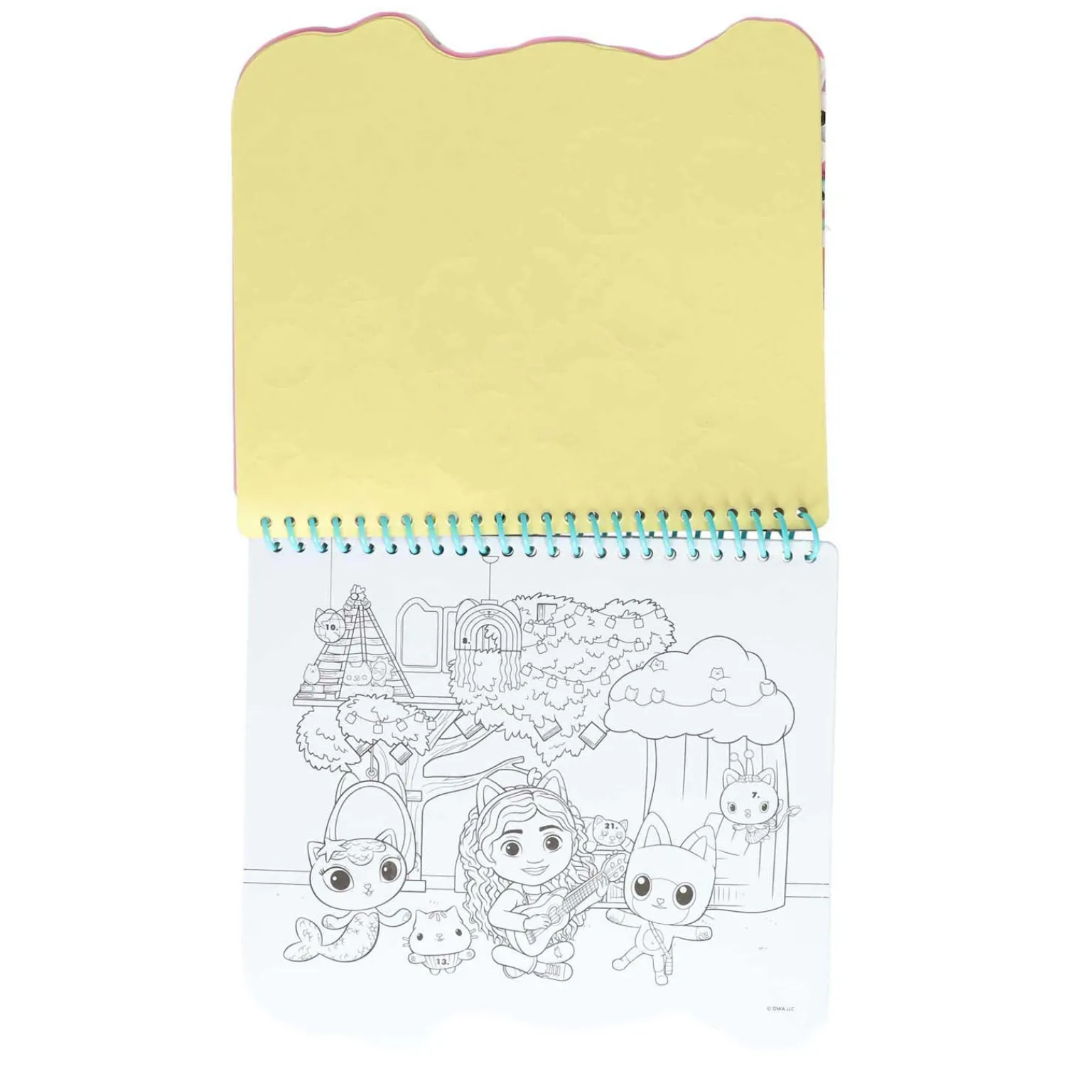 Gabby's Poppenhuis Kleurblok met Stiften en Sjablonen Outlet