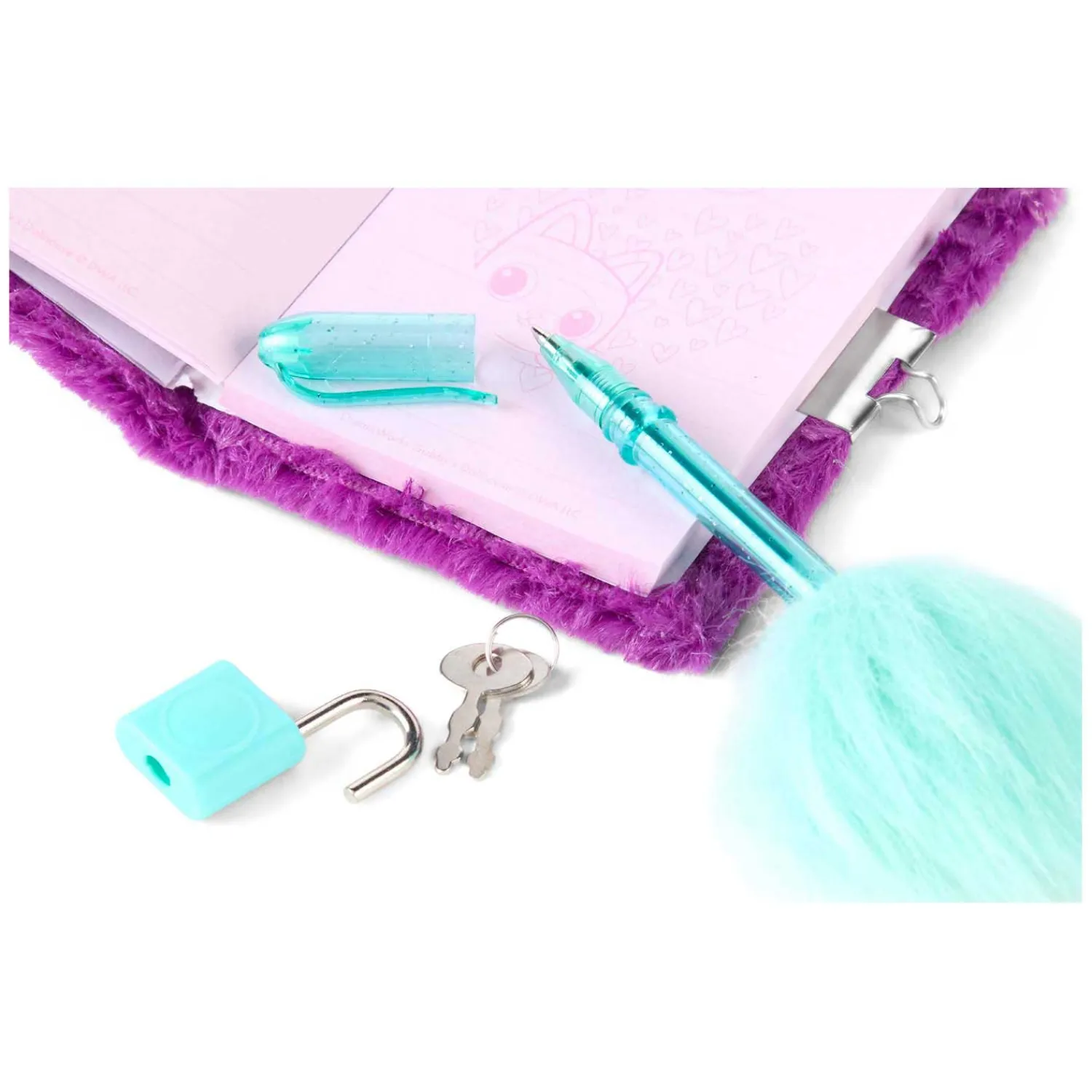 Gabby's Poppenhuis Pluche Dagboek met Pluche Pen-Canenco New