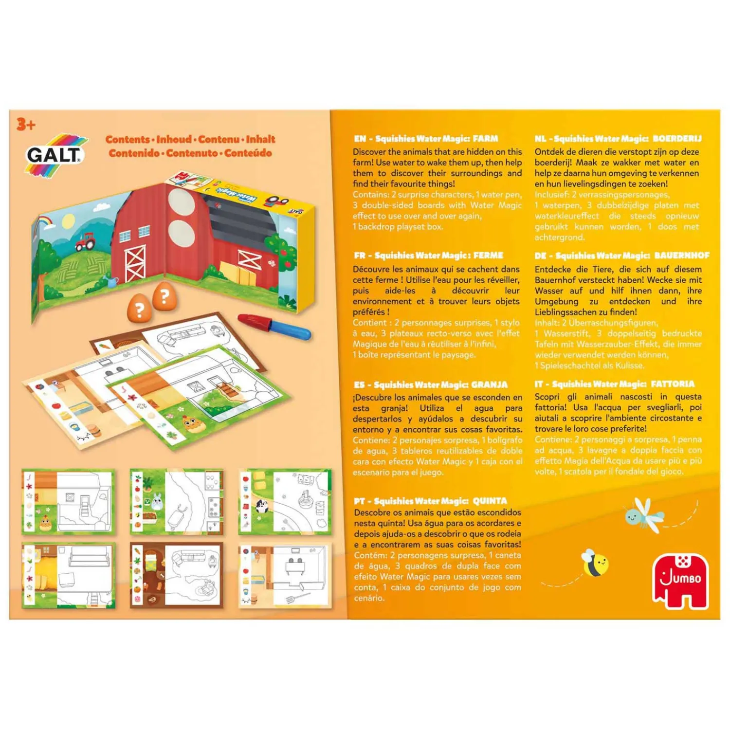 Galt - Water Magic Squishies Boerderij>Jumbo New