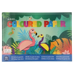 Gekleurd Knutselpapier A4, 48 vel>Wins Holland