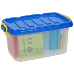 Gekleurde Blokjes met Opbergdoos - 121dlg-