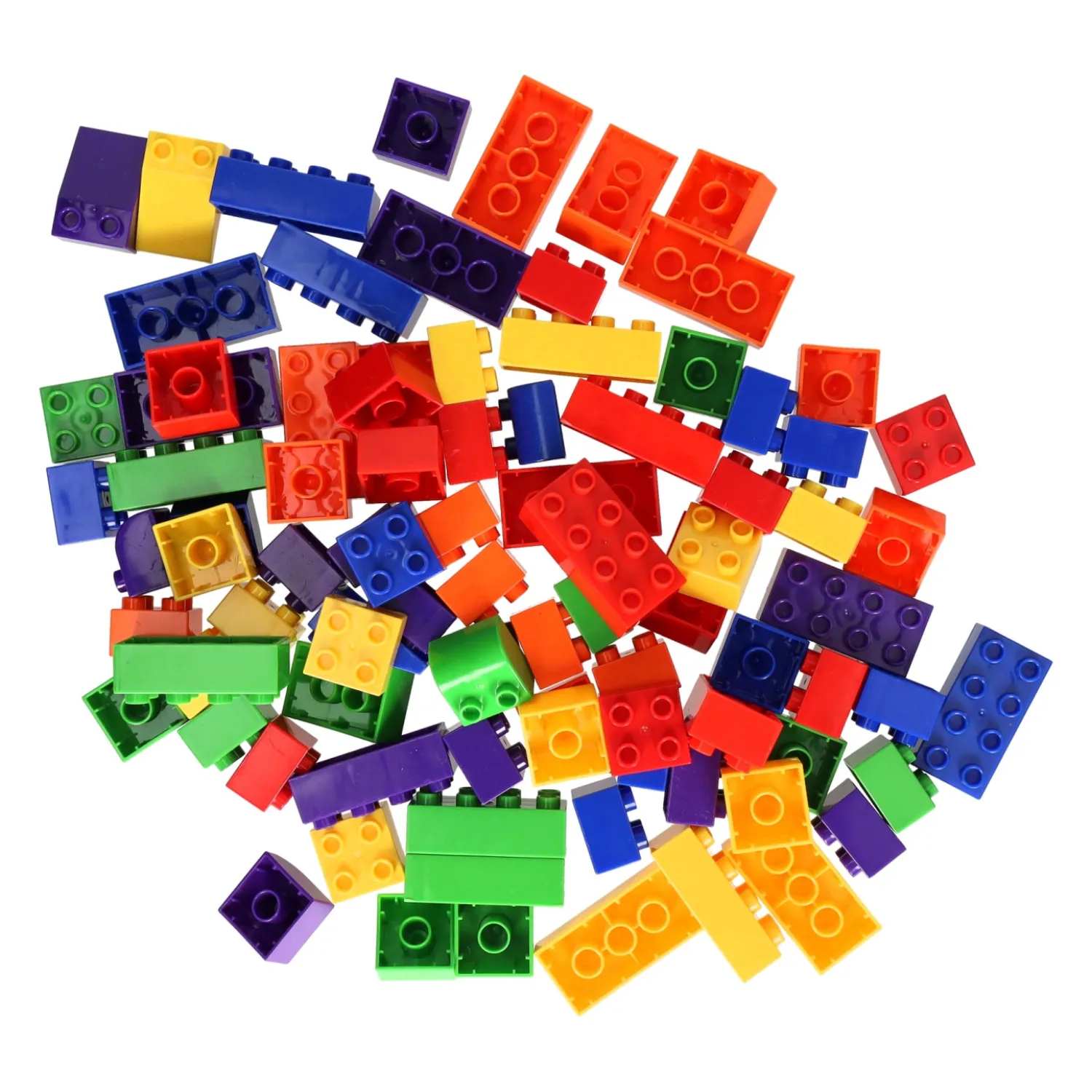 Gekleurde Bouwblokjes - 90st. Discount