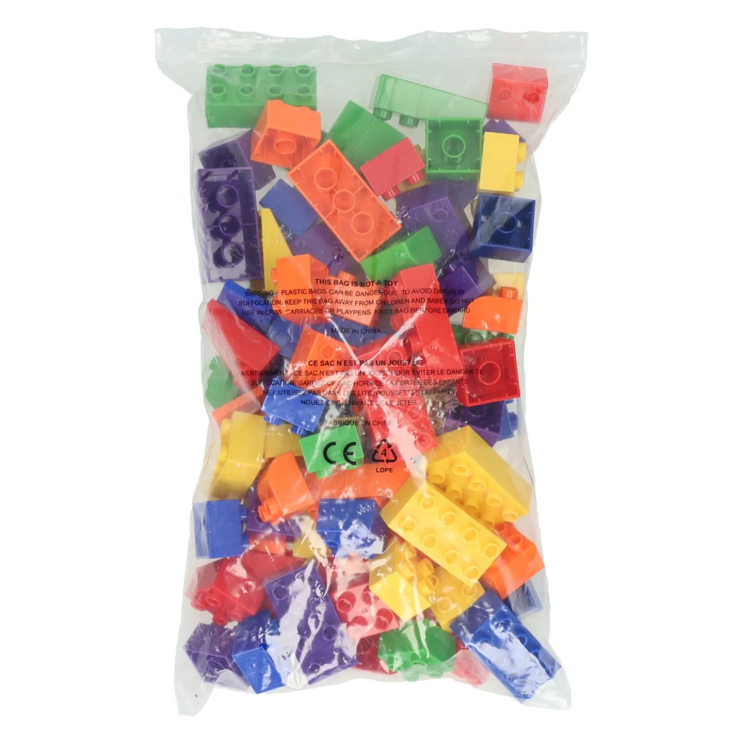 Gekleurde Bouwblokjes - 90st. Discount