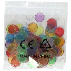 Gekleurde Transparante Fiches - 100st.