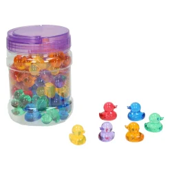 Gekleurde Transparante Speeleendjes - 60st. Outlet