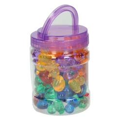 Gekleurde Transparante Speeleendjes - 60st. Outlet