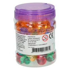 Gekleurde Transparante Speeleendjes - 60st. Outlet