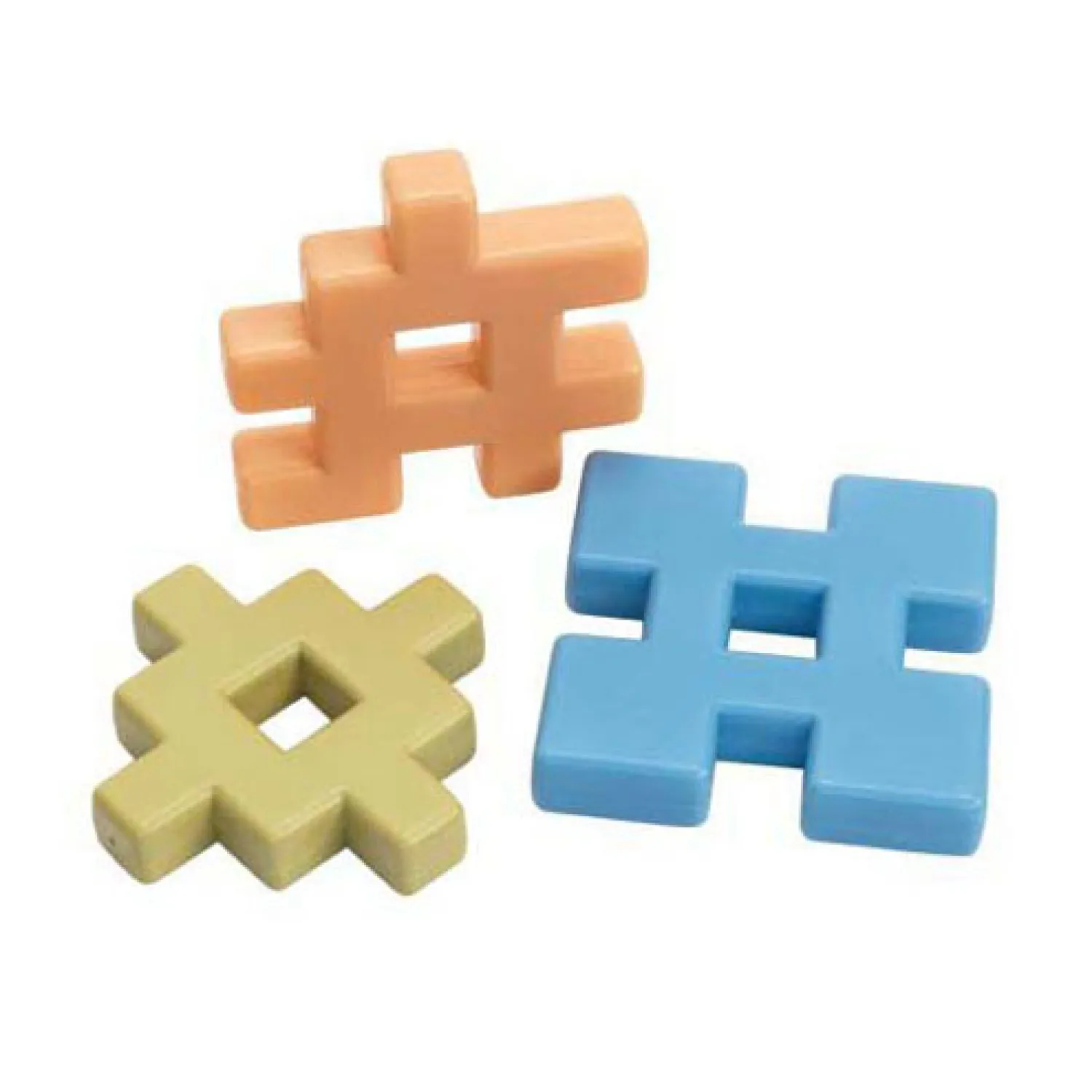 Gekleurde Wafelblokken - 21dlg> New