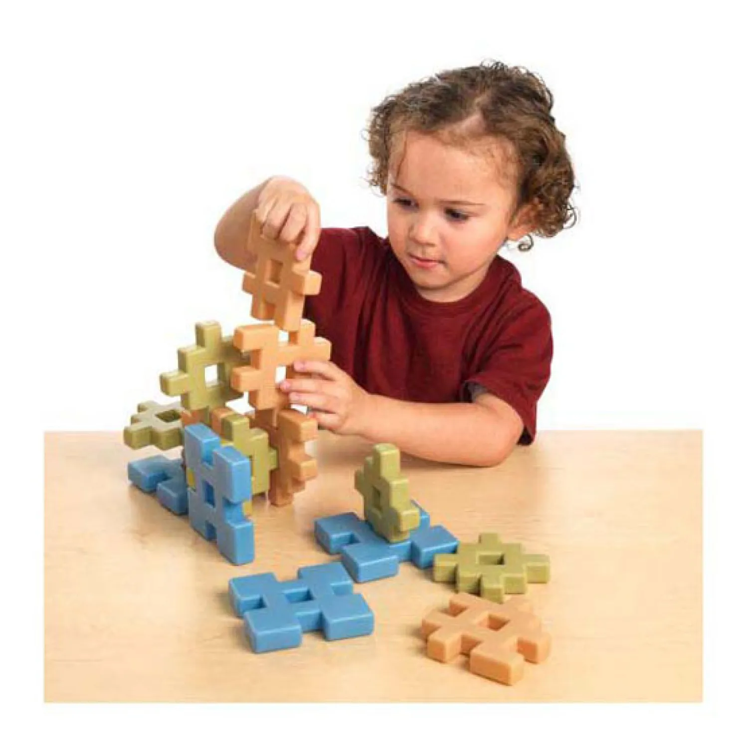 Gekleurde Wafelblokken - 21dlg> New