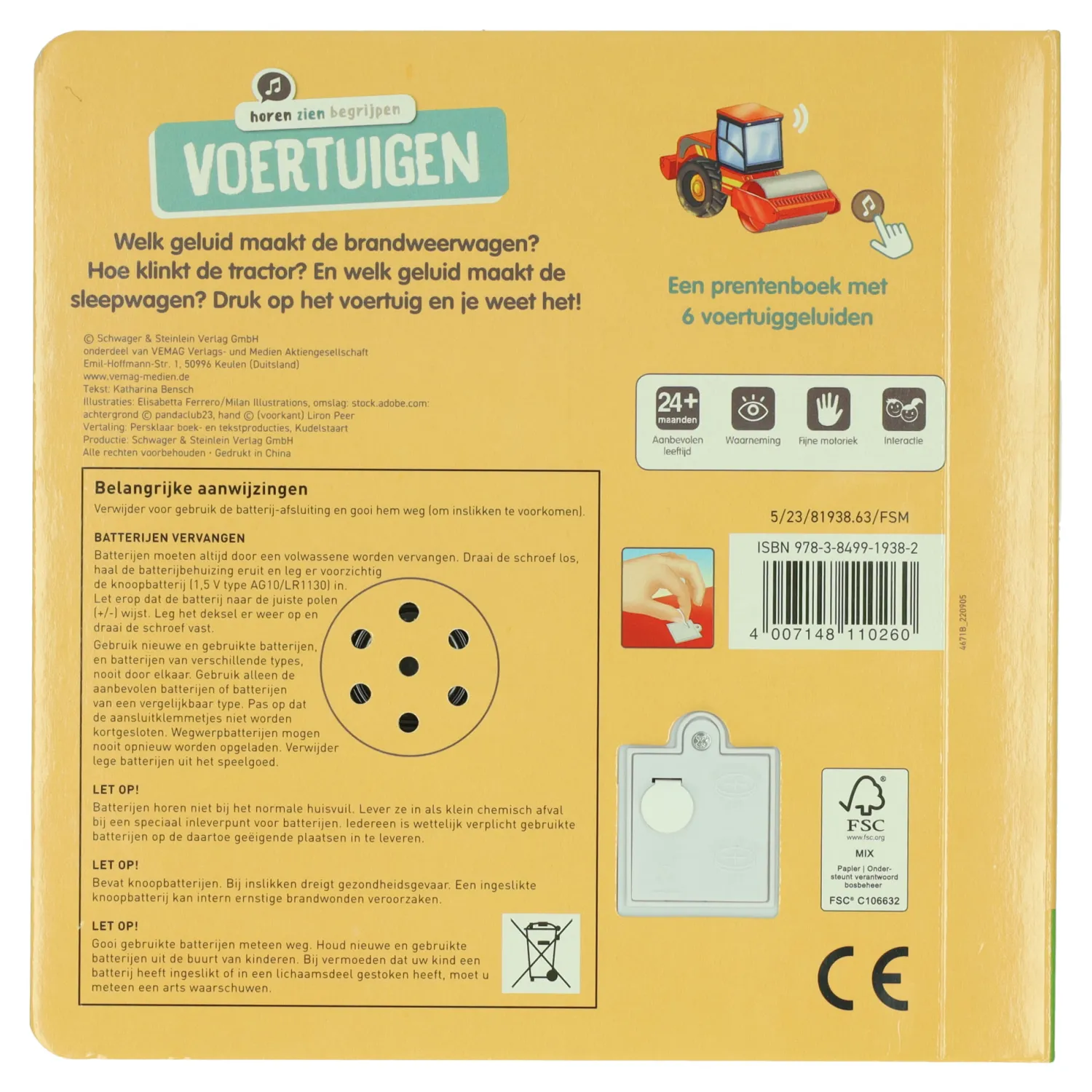 Geluidenboek Voertuigen 6 Geluiden>Wins Holland Online