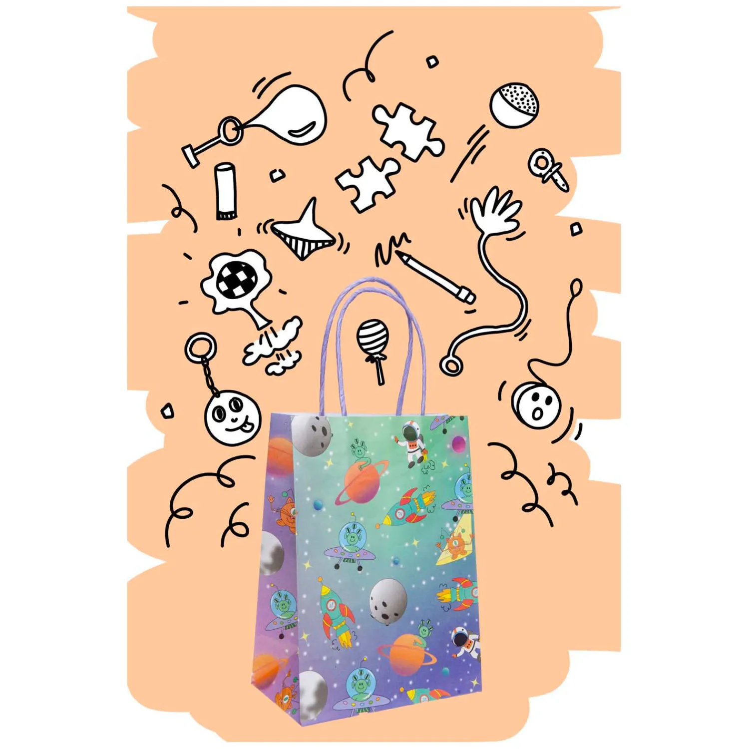 Duckiez Geschenktasje Ruimte New