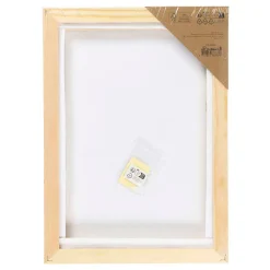 Gespannen Canvas met Lijst 280gr. 21x29,7cm - Wit-Creativ Company Hot