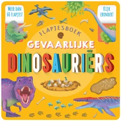 Rebo Publishers Gevaarlijke Dinosauriers Flapjesboek Clearance