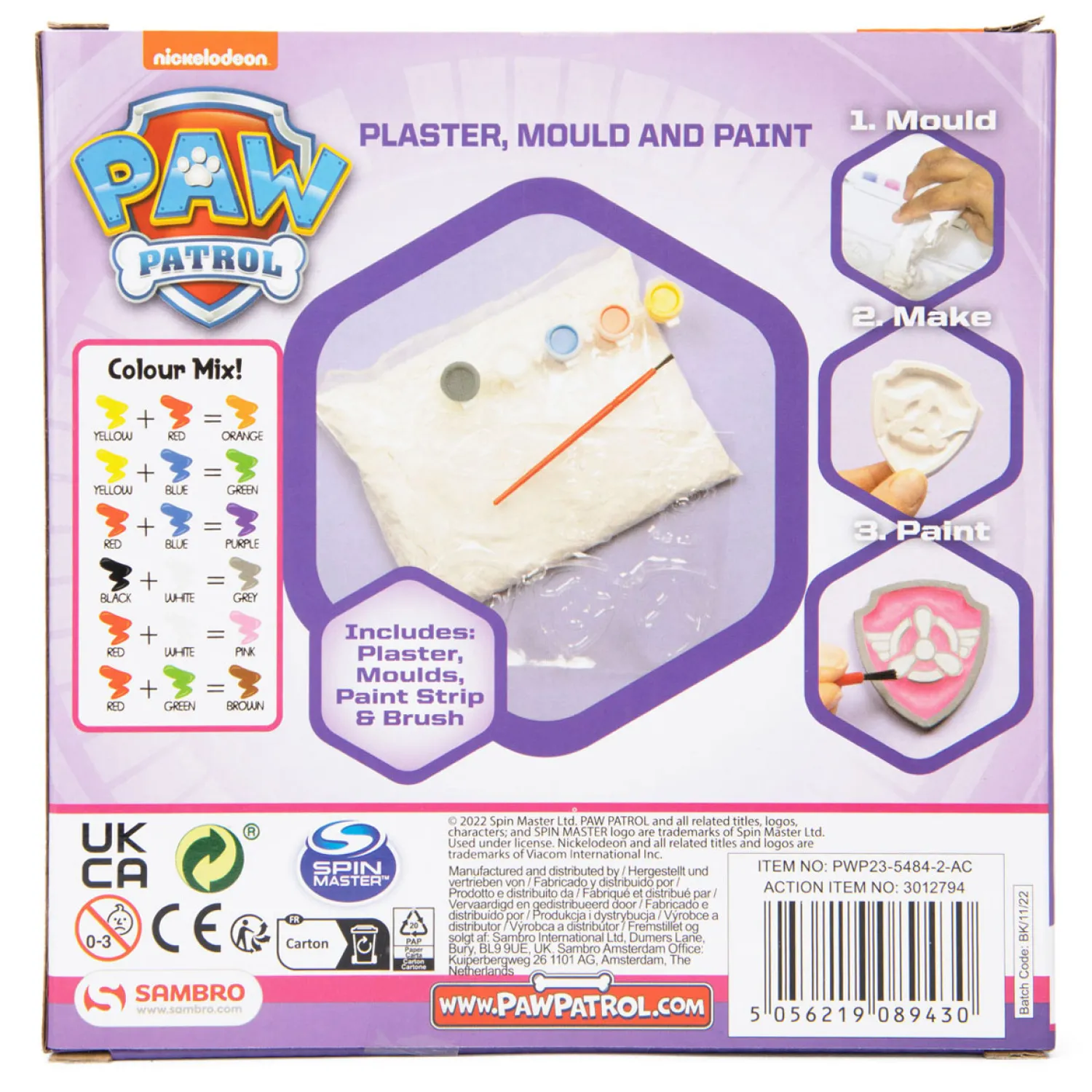 Gips Gieten & Schilderen PAW Patrol-Sambro Outlet