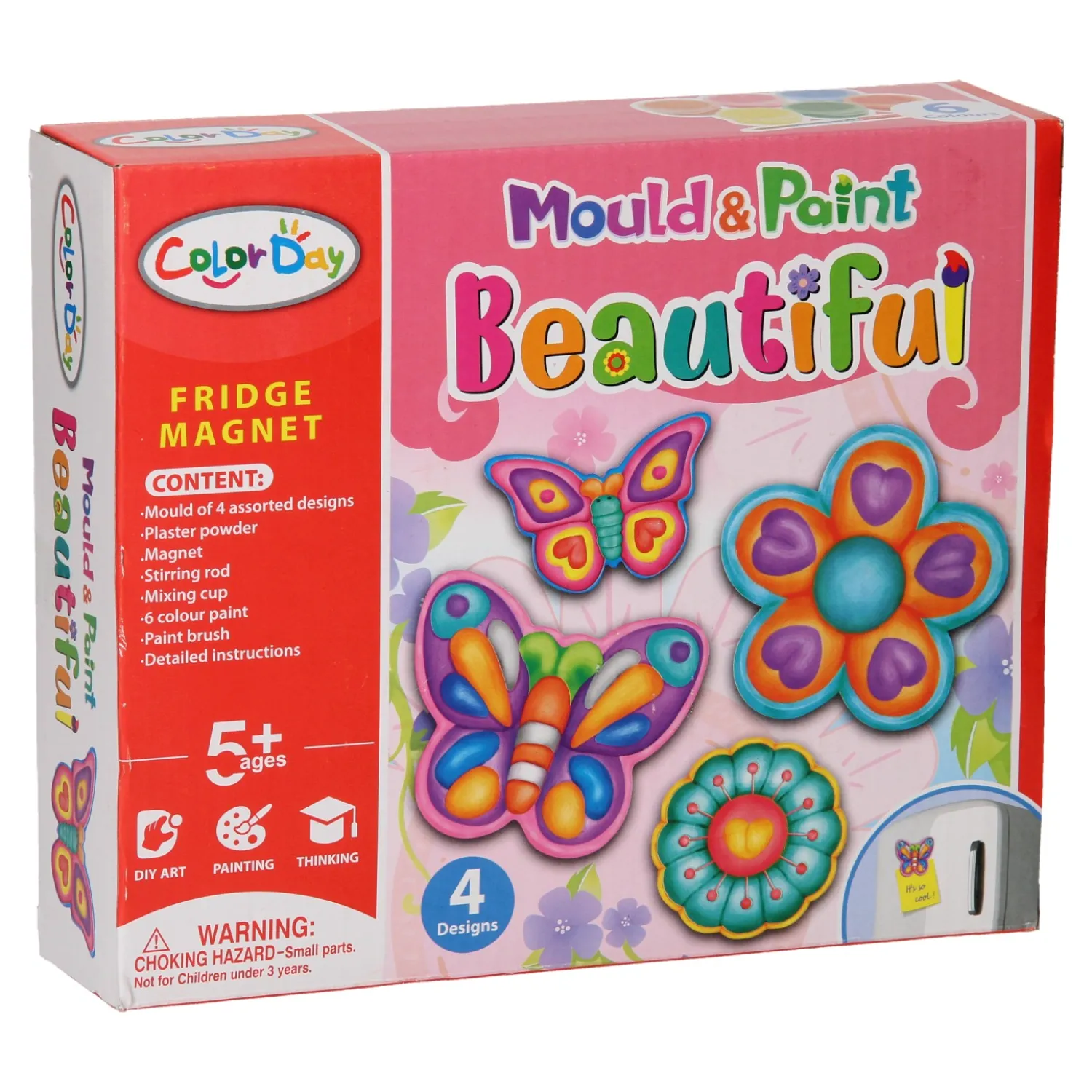 Gips Gieten Magneten - Vlinders & Bloemen Hot