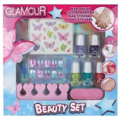 Glamour Beauty Nagellakset met Nagelstickers> Discount