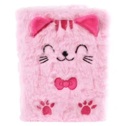 Glamour Fluffy Kat Notitieboek A5 Roze - 80pag. Outlet