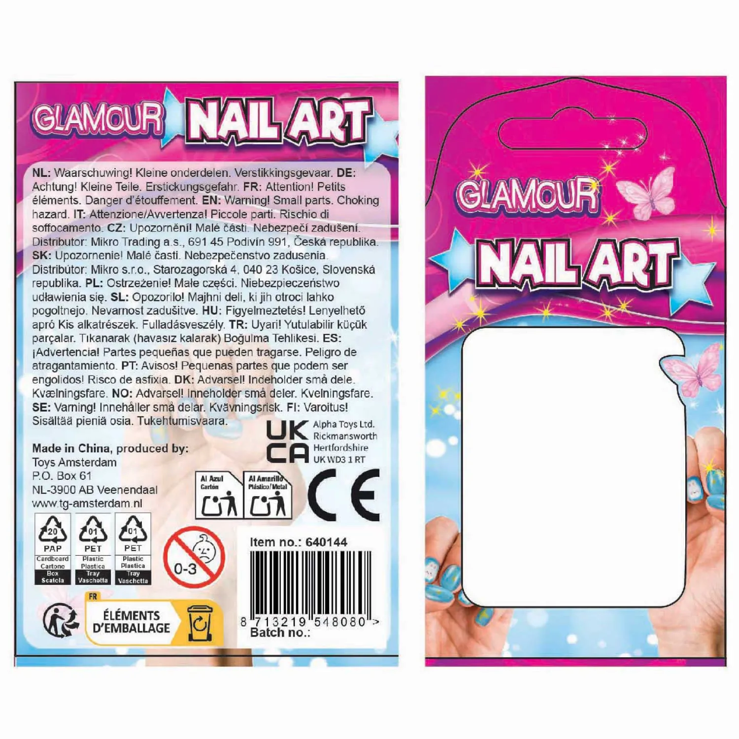Glamour Kunstnageltjes, 12st.> Clearance