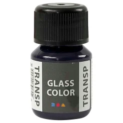 Creativ Company Glass Color Transparante Verf - Marine Blauw, 30ml