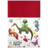 Creative craft group Glitter Papier A4, 8 Vellen en 8 Kleuren Sale
