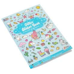 Glitter Stickerboek A5 - Blauw-Creative Craft Group Online