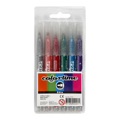 Glitterstiften, 6st.-Creativ Company Outlet