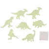 Glow in the dark 3D muur dino's, 7dlg.-Johntoy Clearance