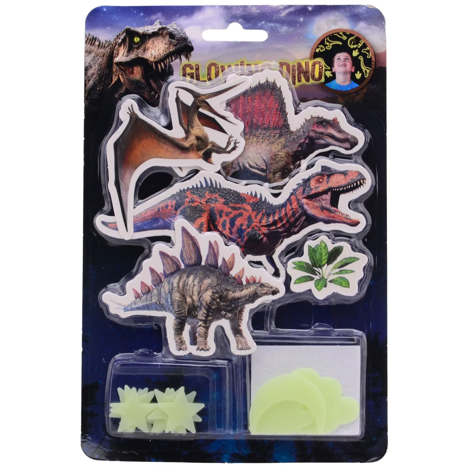Johntoy Glow in the Dark Dino Muurstickers Outlet