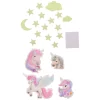 Glow in the dark Eenhoorn Muurstickers-Johntoy Sale