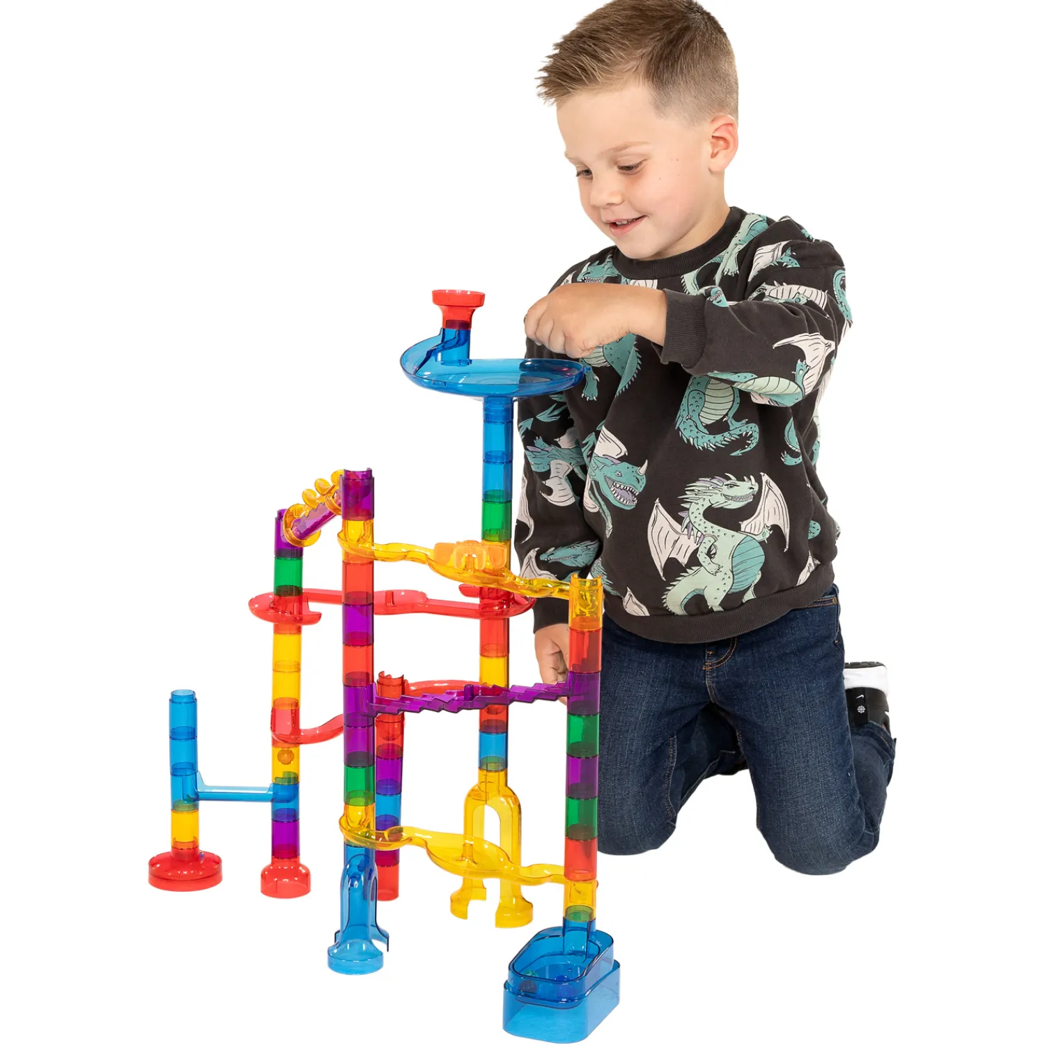 Glow in the Dark Knikkerbaan, 84dlg> New