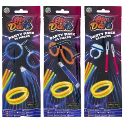 Creative Craft Group Glow in The Dark Sticks Party Pack, 30dlg. Clearance