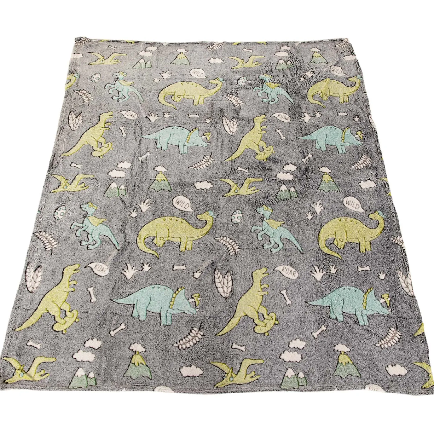 Toi-Toys Glow N Fun Glow in the Dark Deken Dino, 130x150cm Outlet