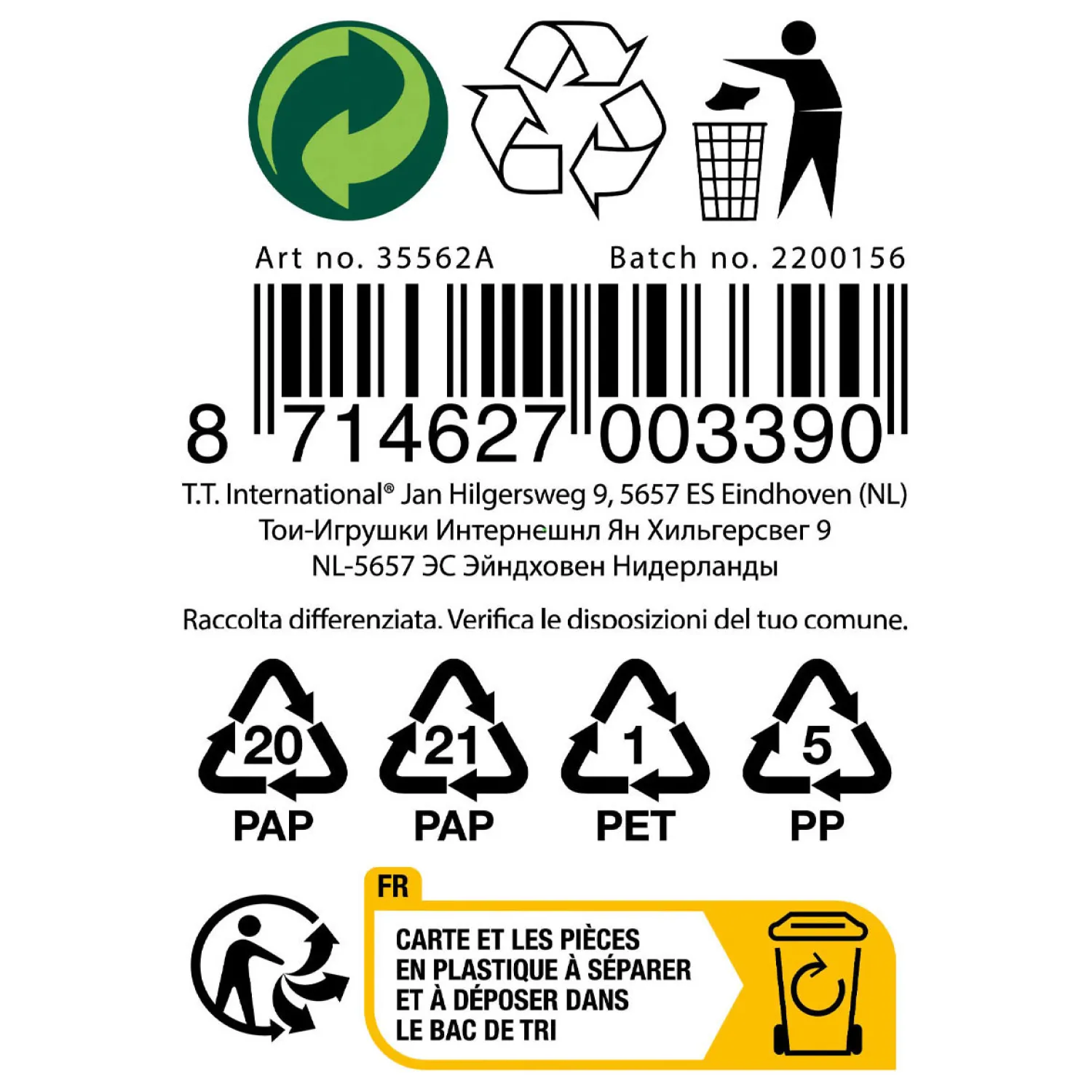 Toi-Toys Glow N Fun Glow in the Dark Deken Dino, 130x150cm Outlet