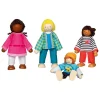 Flexibele Poppen Interculturele Familie, 4st.-Goki Online