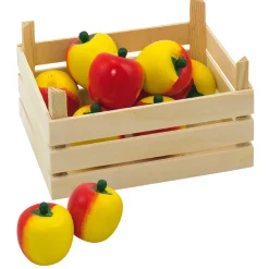 Houten Appels in Kist, 10dlg.-Goki