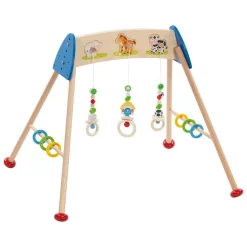 Goki Houten Babygym Boerderijdieren met Geluid Clearance