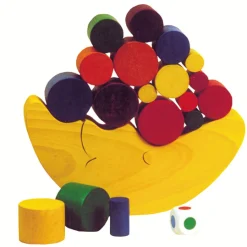 Houten Balansmaan-Goki Hot