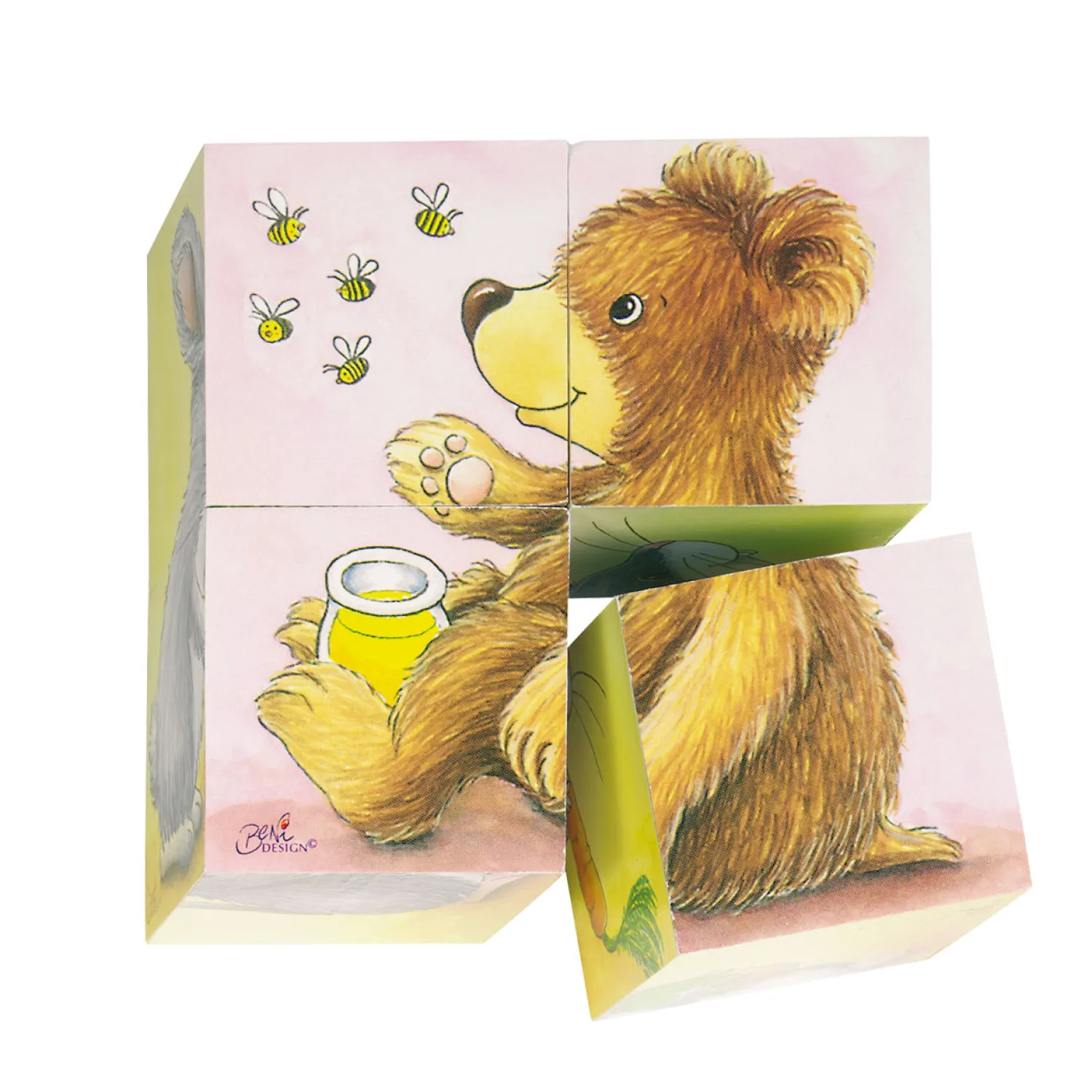 Goki Houten Blokpuzzel Babydieren Best