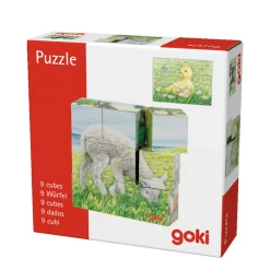 Goki Houten Blokpuzzel Boerderij New