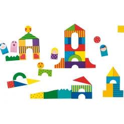 Houten Boerderij Puzzel, 43dlg.-Goki Hot