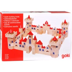 Houten Bouwblokken Kasteel, 145dlg.-Goki Clearance